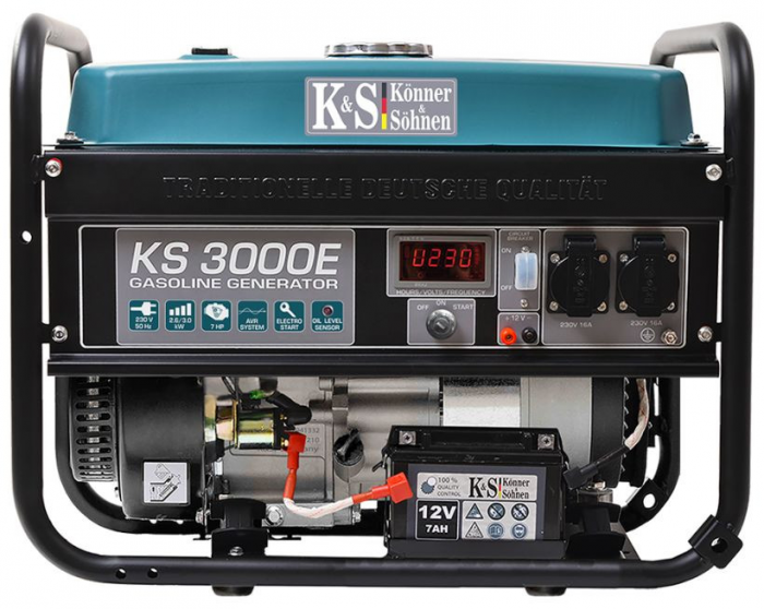 Generator de curent, benzina, 3Kw, PRO KONNER & SOHNEN - KS-3000E [2]