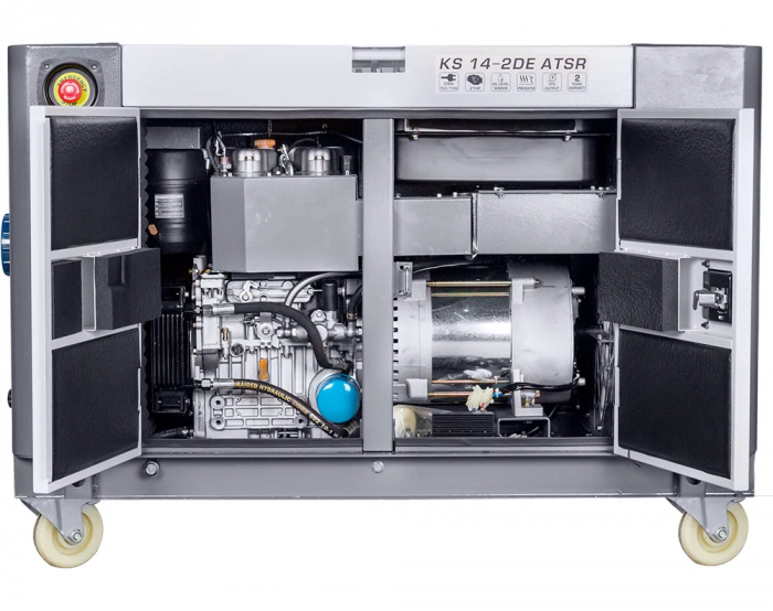 Generator de curent, Diesel, 11KW, 230V, HEAVY DUTY - INSONORIZAT - KONNER & SOHNEN - KS-14-2DE-ATSR-SILENT [6]