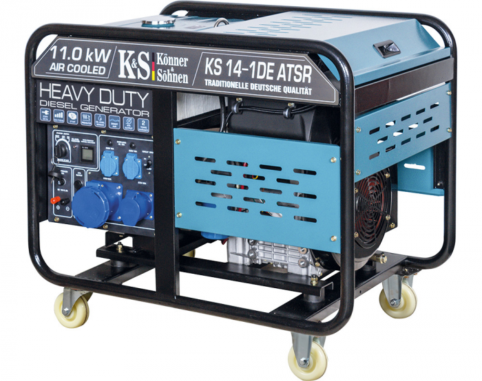 Generator de curent, Diesel, 11KW, 230V, HEAVY DUTY - KONNER & SOHNEN - KS-14-1DE-ATSR [3]
