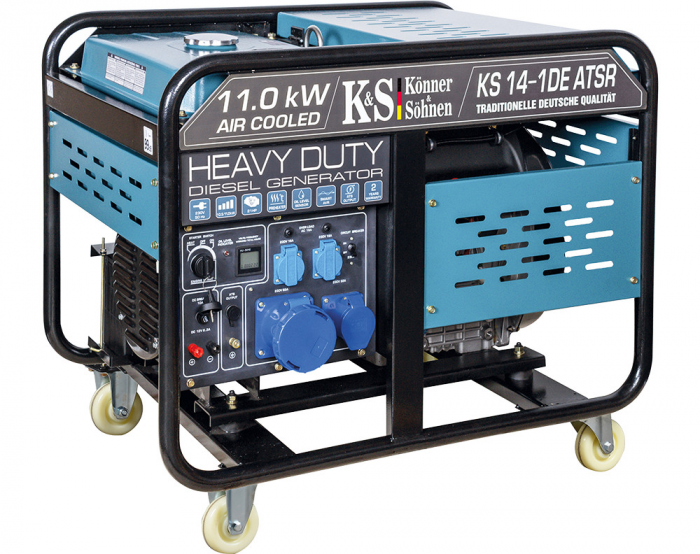 Generator de curent, Diesel, 11KW, 230V, HEAVY DUTY - KONNER & SOHNEN - KS-14-1DE-ATSR [4]