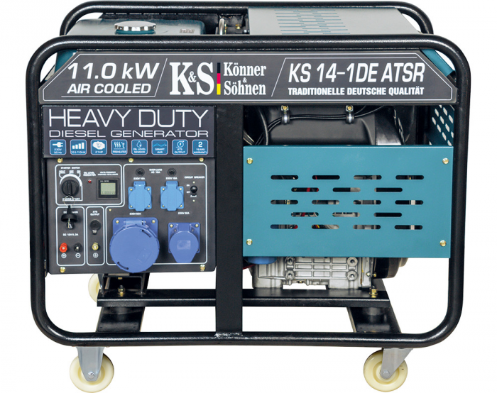 Generator de curent, Diesel, 11KW, 230V, HEAVY DUTY - KONNER & SOHNEN - KS-14-1DE-ATSR [2]