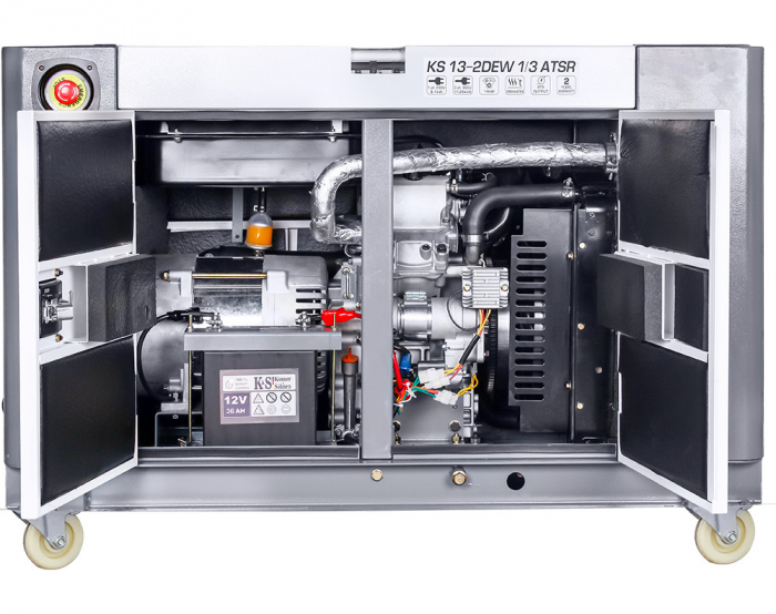 Generator de curent, Diesel, 9KW, 230-400V, HEAVY DUTY - INSONORIZAT - KONNER & SOHNEN - KS-13-2DEW-1/3-ATSR-SILENT [6]