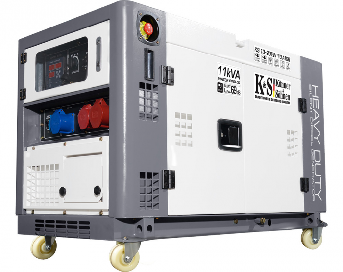 Generator de curent, Diesel, 9KW, 230-400V, HEAVY DUTY - INSONORIZAT - KONNER & SOHNEN - KS-13-2DEW-1/3-ATSR-SILENT [3]