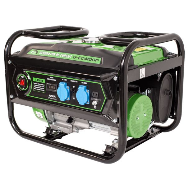 Generator de curent pe benzina, Greenfield G-EC4100P, portabil, monofazat, 3 kVA, bobinaj cupru [3]