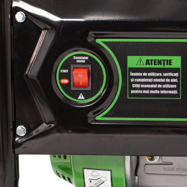 Generator de curent, pe benzina, Greenfield G-EC4600P, portabil, monofazat, 3.3 kVA, bobinaj cupru [7]