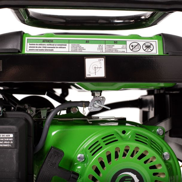 Generator de curent, pe benzina, Greenfield G-EC4600P, portabil, monofazat, 3.3 kVA, bobinaj cupru [10]