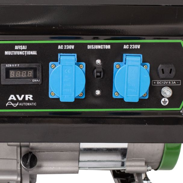 Generator de curent, pe benzina, Greenfield G-EC4600P, portabil, monofazat, 3.3 kVA, bobinaj cupru [8]