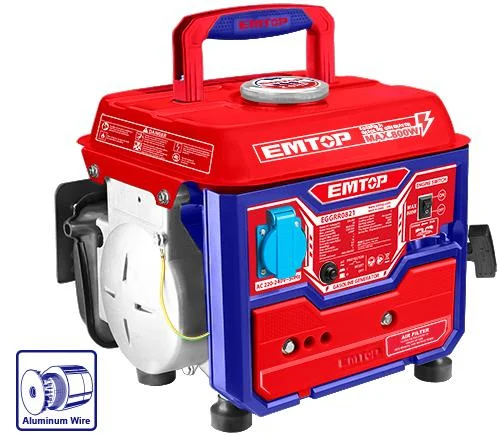 Generator pe benzina, 800W, 3000Rpm, motor 2 timpi, 1 priza, EMTOP [1]