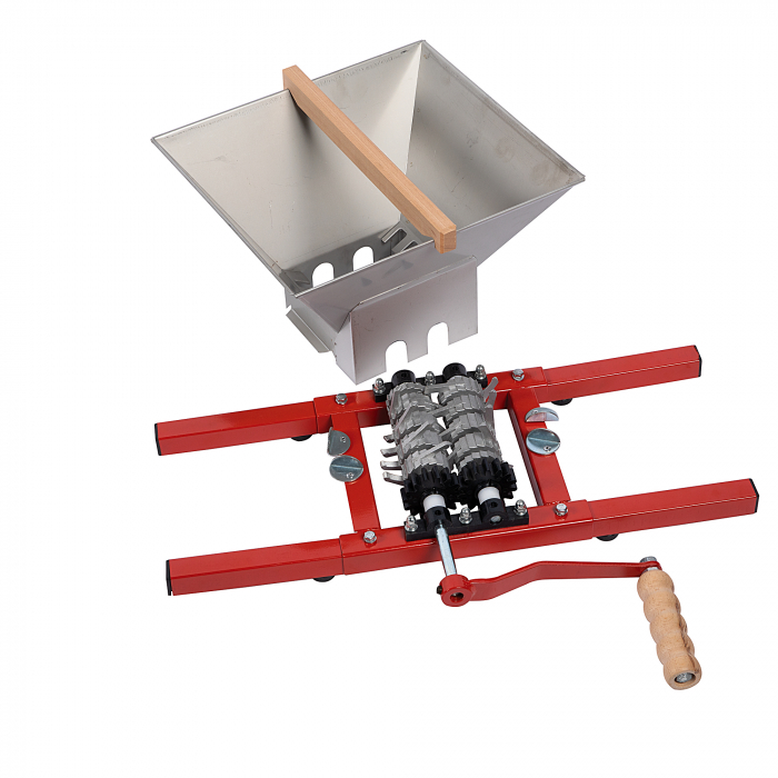 Zdrobitor manual de fructe, cu role si cuva INOX, 7 L, Micul Fermier GF-2189 [5]
