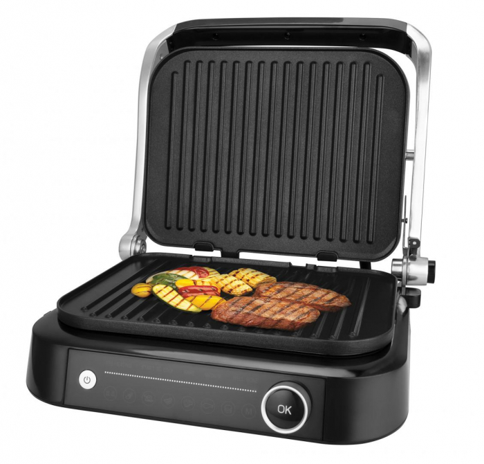 Grill electric, 7 programe de gatire, 2100W, FRAM FEG-2100SSBK [2]