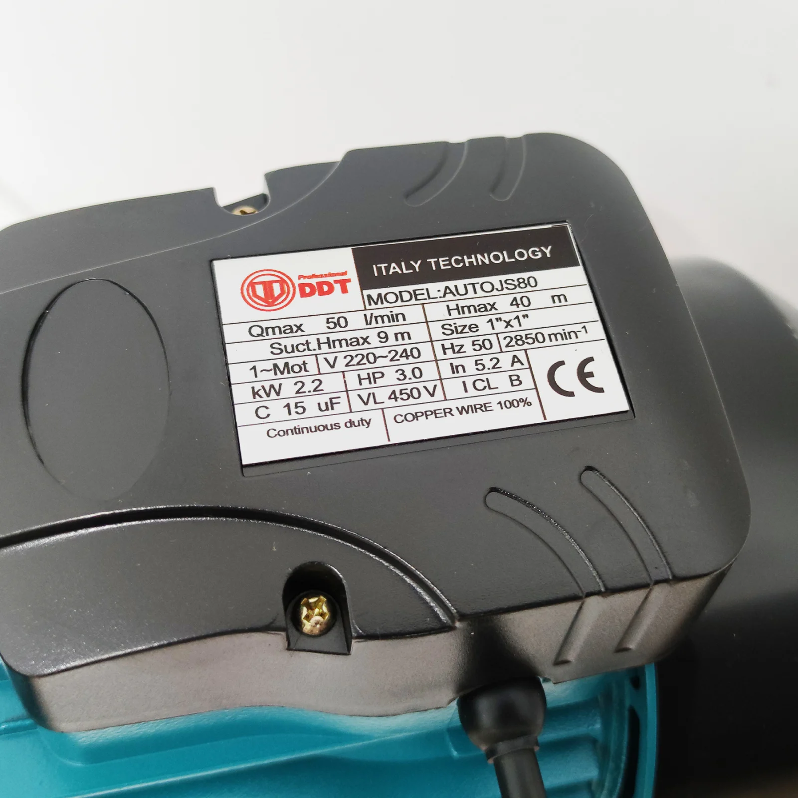 Hidrofor 24 L, AutoJS100, 2200 W, 3 mc/h, refulare 40 m, DDT [9]