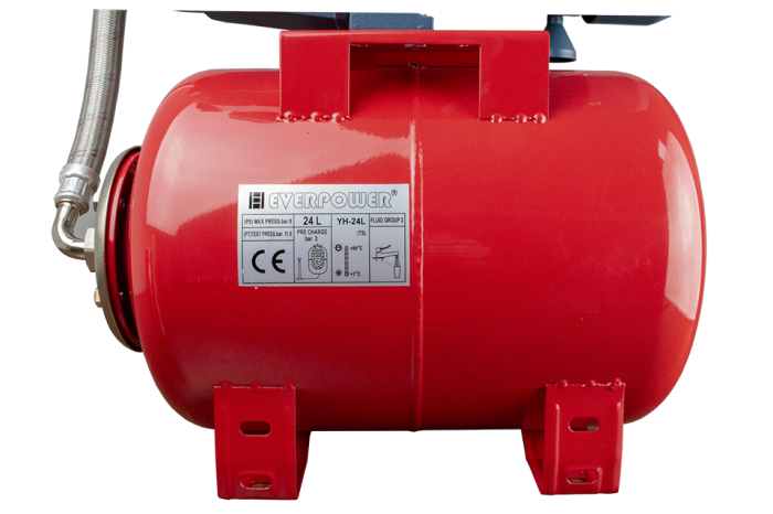Hidrofor cu ejector, capacitate 24 L, aspiratie 21m, putere 1.1 Kw, 35L/min, EVERPOWER [4]