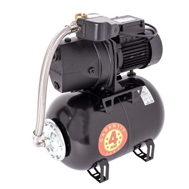 Hidrofor cu pompa autoamorsanta Wasserkonig, fonta, putere 800 W, debit 4020 l/h, inaltime refulare 44 m, vas de expansiune 24 l [2]