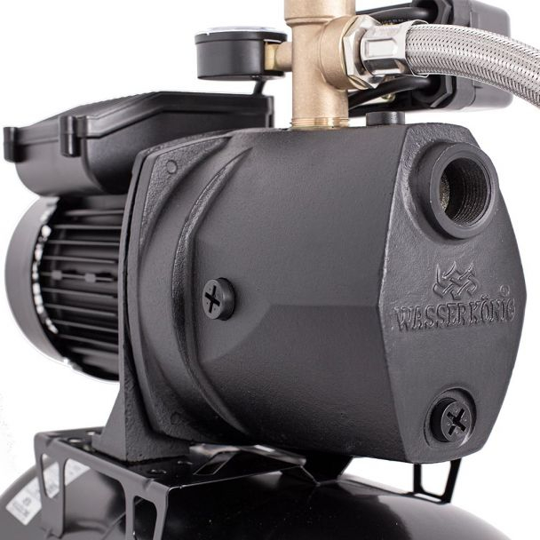 Hidrofor cu pompa autoamorsanta Wasserkonig, fonta, putere 800 W, debit 4020 l/h, inaltime refulare 44 m, vas de expansiune 24 l [5]