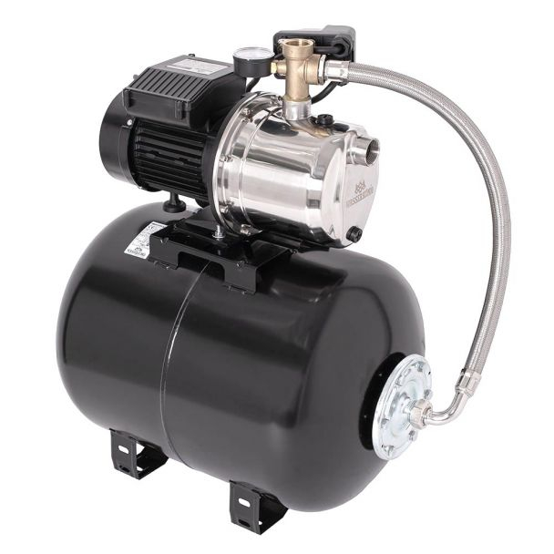 Hidrofor cu pompa autoamorsanta Wasserkonig, inox, putere 1300 W, debit 4920 l/h, inaltime refulare 55 m, vas de expansiune 50 litri [2]