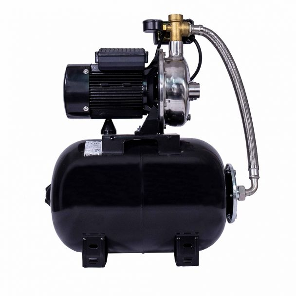 Hidrofor cu pompa de mare adancime Wasserkonig, putere 1200 W, debit 2640 l/h, inaltime refulare 36 m, aspiratie 30 m, vas de expansiune 24 litri [4]