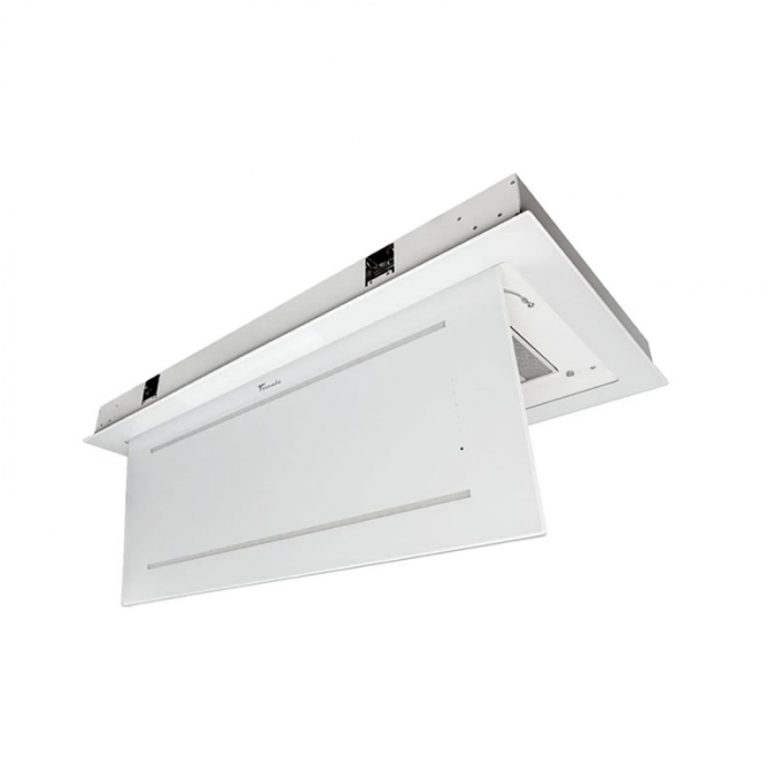Hota de tavan Tornado Blizzar 1200 (90), clasa A, 1 motor Turbo, latime 90 cm, 4 viteze, absorbtie 1200 m3/ora, filtru anti-grasimi aluminiu 5 straturi, Alb [3]