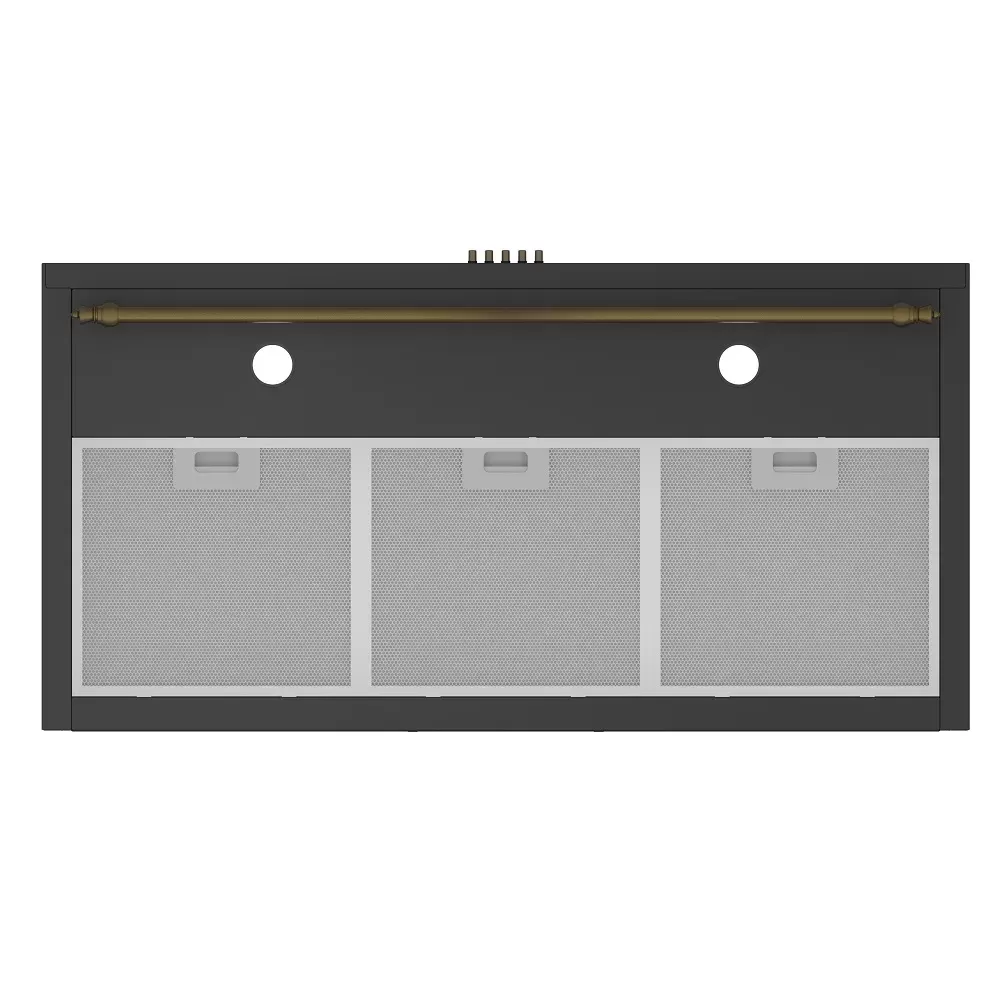 Hota decorativa rustica, 90 cm, 2 motoare, 645 m3/h, 3 trepte, filtre aluminiu, Studio Casa Tosca Turbo [4]