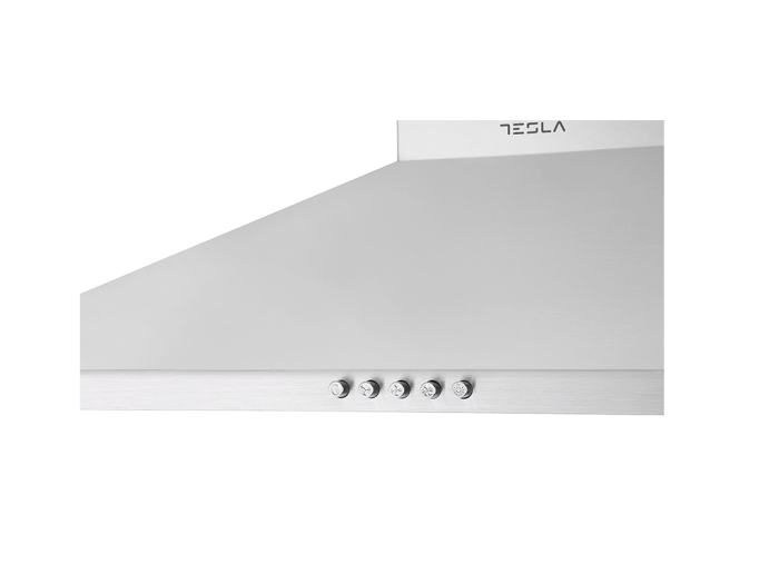 Hotă decorativă tip șemineu TESLA DC900AXP, 90 cm, 630 m³/h, 1 Motor 190 W, 3 Trepte, LED 2x2 W, Clasa B, Inox [2]