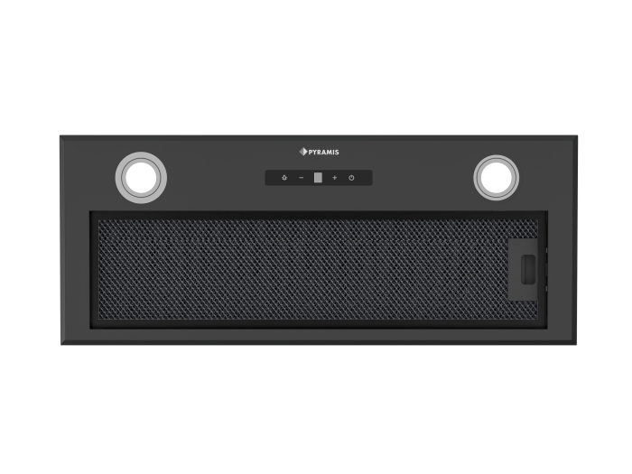 Hota incorporabila, 3 viteze, absorbtie 618 mc/h, latime 70 cm, touch control, lumina LED, filtre aluminiu, negru, PYRAMIS [3]