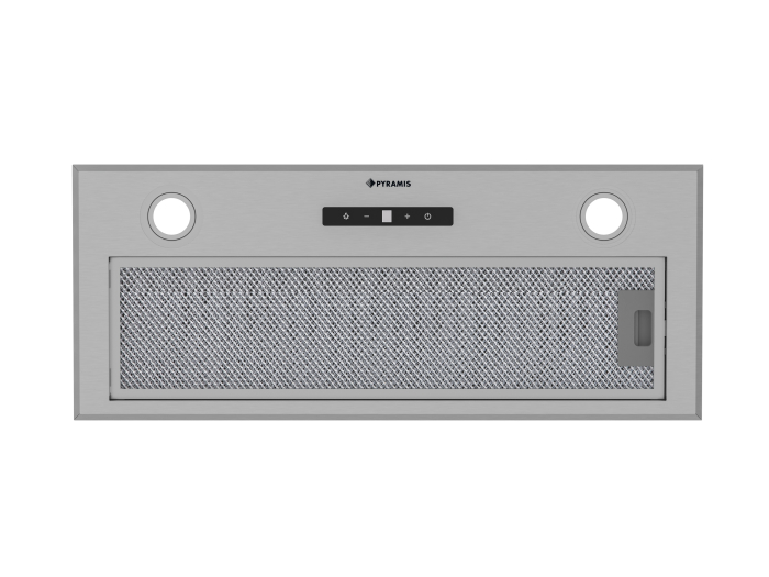 Hota incorporabila, latime 70 cm, 3 viteze, touch control, absorbtie 618 mc/h, filtre aluminiu, lumina LED, Gri/Inox, PYRAMIS [3]
