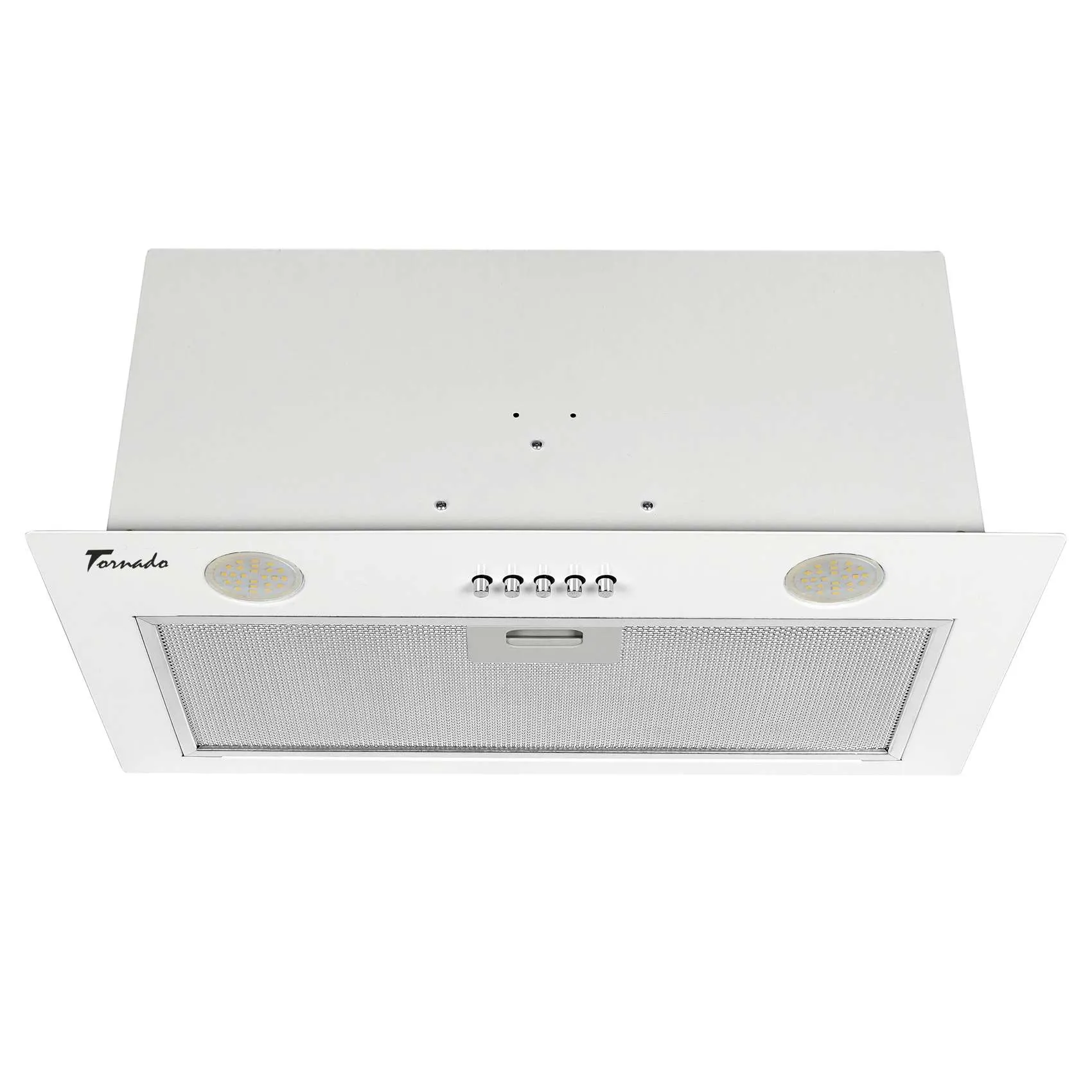 Hota Incorporabila Tornado DRYTH 960 LED, 1 motor Turbo, latime 52 cm, absorbtie 960 m3/ora, filtru anti-grasimi aluminiu 5 straturi, ALB [1]