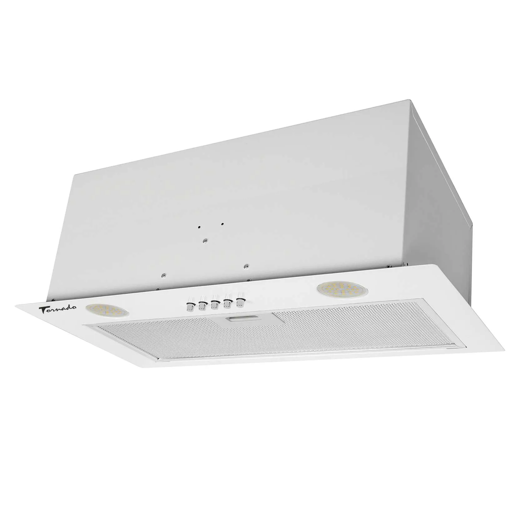 Hota Incorporabila Tornado DRYTH 960 LED, 1 motor Turbo, latime 52 cm, absorbtie 960 m3/ora, filtru anti-grasimi aluminiu 5 straturi, ALB [3]