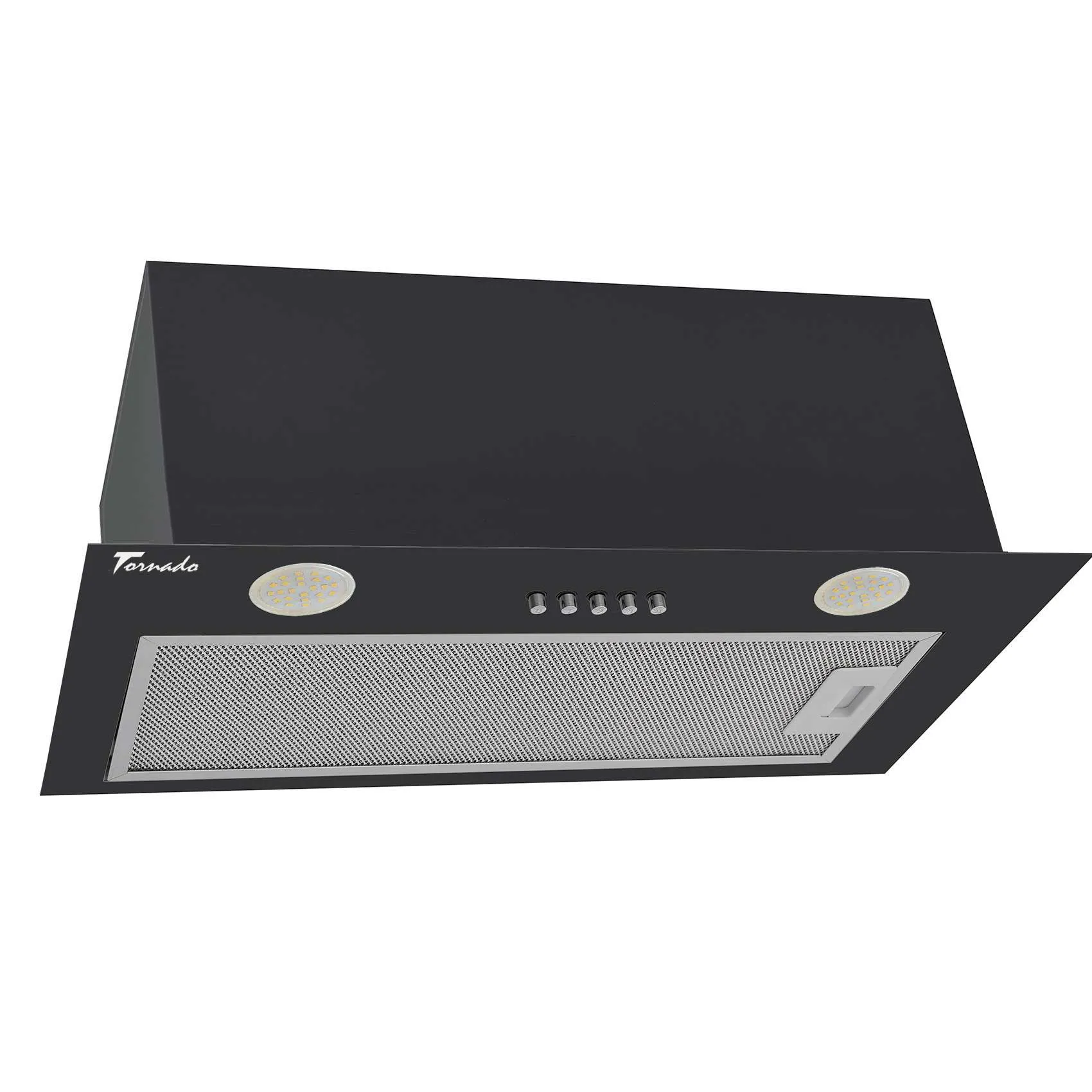 Hota Incorporabila Tornado DRYTH 960 LED, 1 motor Turbo, latime 52 cm, absorbtie 960 m3/ora, filtru anti-grasimi aluminiu 5 straturi, NEGRU [1]