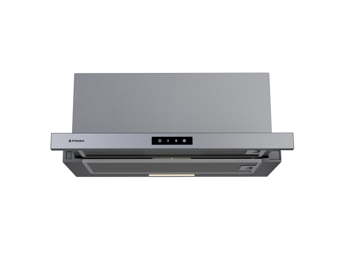 Hota telescopica, 1 motor, 4 viteze, 60 cm, absorbtie 760 m³/h, TURBO, filtre aluminiu, touch control, Inox, PYRAMIS [3]