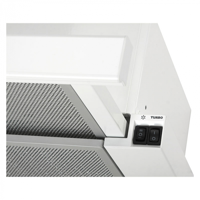 Hota Telescopica Incorporabila Tornado Storm 700 (60), 1 motor, latime 60 cm, 3 viteze, absorbtie 700 m3/ora, Inox [3]