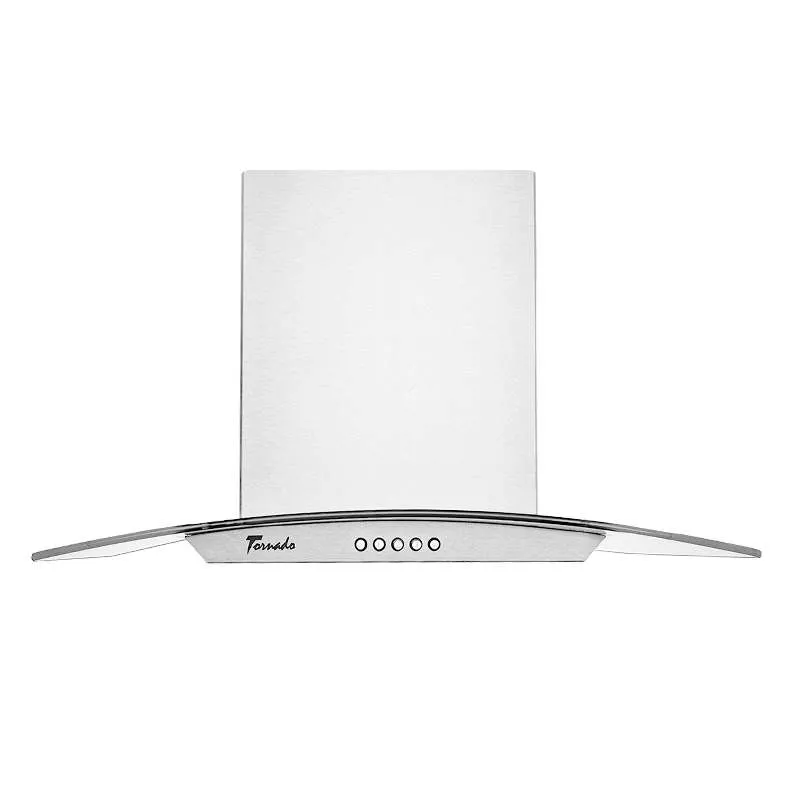 Hota tip Cupola Tornado Eva 1200 (60) LED, 1 motor Turbo, latime 60 cm, 3 viteze, absorbtie 1200 m3/ora, filtru anti-grasimi aluminiu 5 straturi, Inox [2]