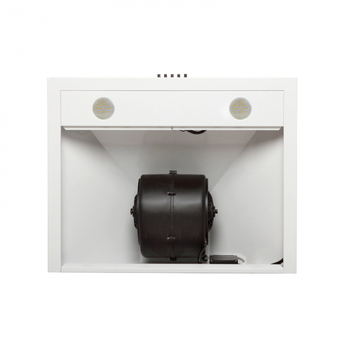 Hota tip Cupola Tornado Kent 750 (50) LED, 1 motor Turbo, latime 50 cm, 3 viteze, absorbtie 750 m3/ora, filtru anti-grasimi aluminiu 5 straturi, Alb [6]