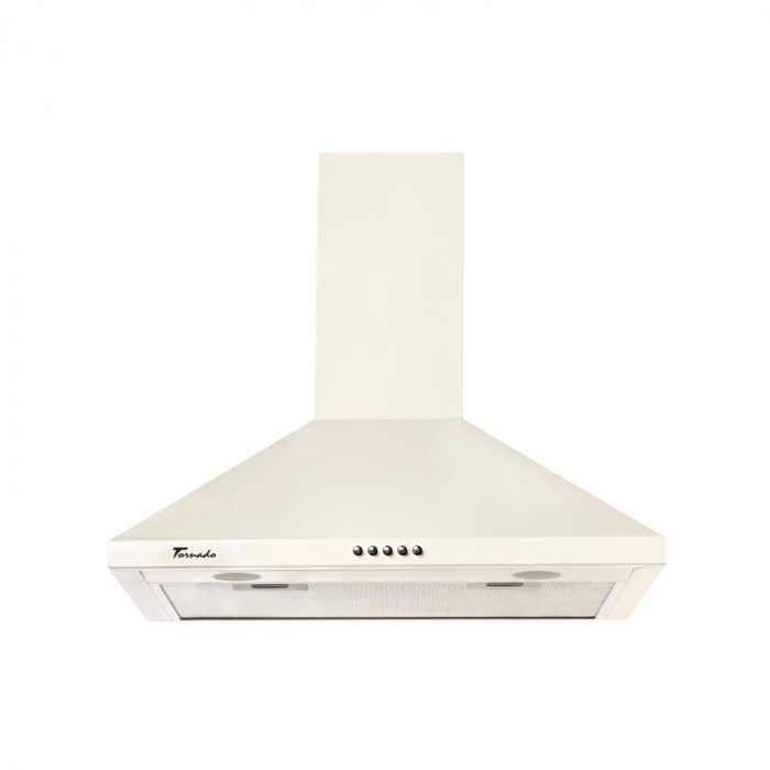 Hota tip Cupola Tornado Kent 750 (60) LED, 1 motor Turbo, latime 60 cm, 3 viteze, absorbtie 750 m3/ora, filtru anti-grasimi aluminiu 5 straturi, Bej [3]