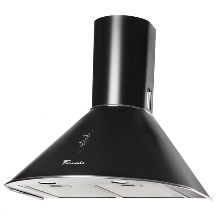 Hota tip Cupola Tornado Violla 750 (50) LED, 1 motor Turbo, latime 50 cm, 3 viteze, absorbtie 750 m3/ora, filtru anti-grasimi aluminiu 5 straturi, Negru [3]