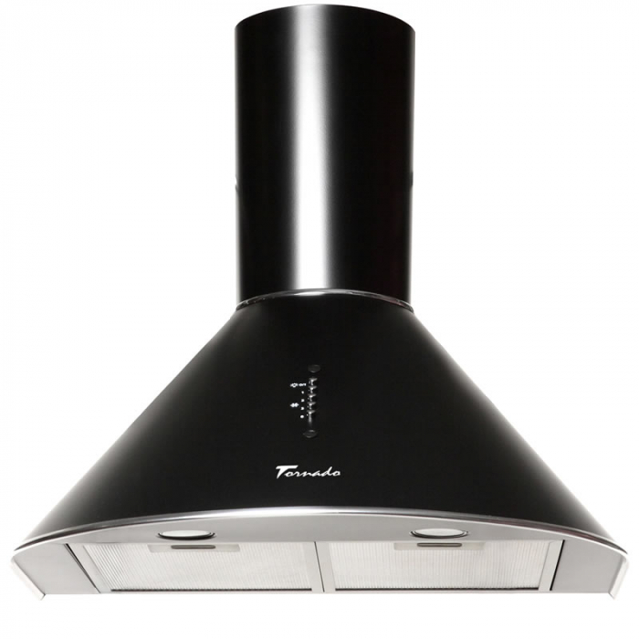 Hota tip Cupola Tornado Violla 750 (50) LED, 1 motor Turbo, latime 50 cm, 3 viteze, absorbtie 750 m3/ora, filtru anti-grasimi aluminiu 5 straturi, Negru [2]