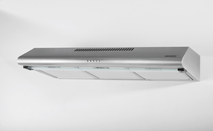 Hote traditionala, 2 motoare, max 400 m3/h, lumina LED, latime 90 cm, 3 trepte, filtre aluminiu, INOX, HEINNER [2]