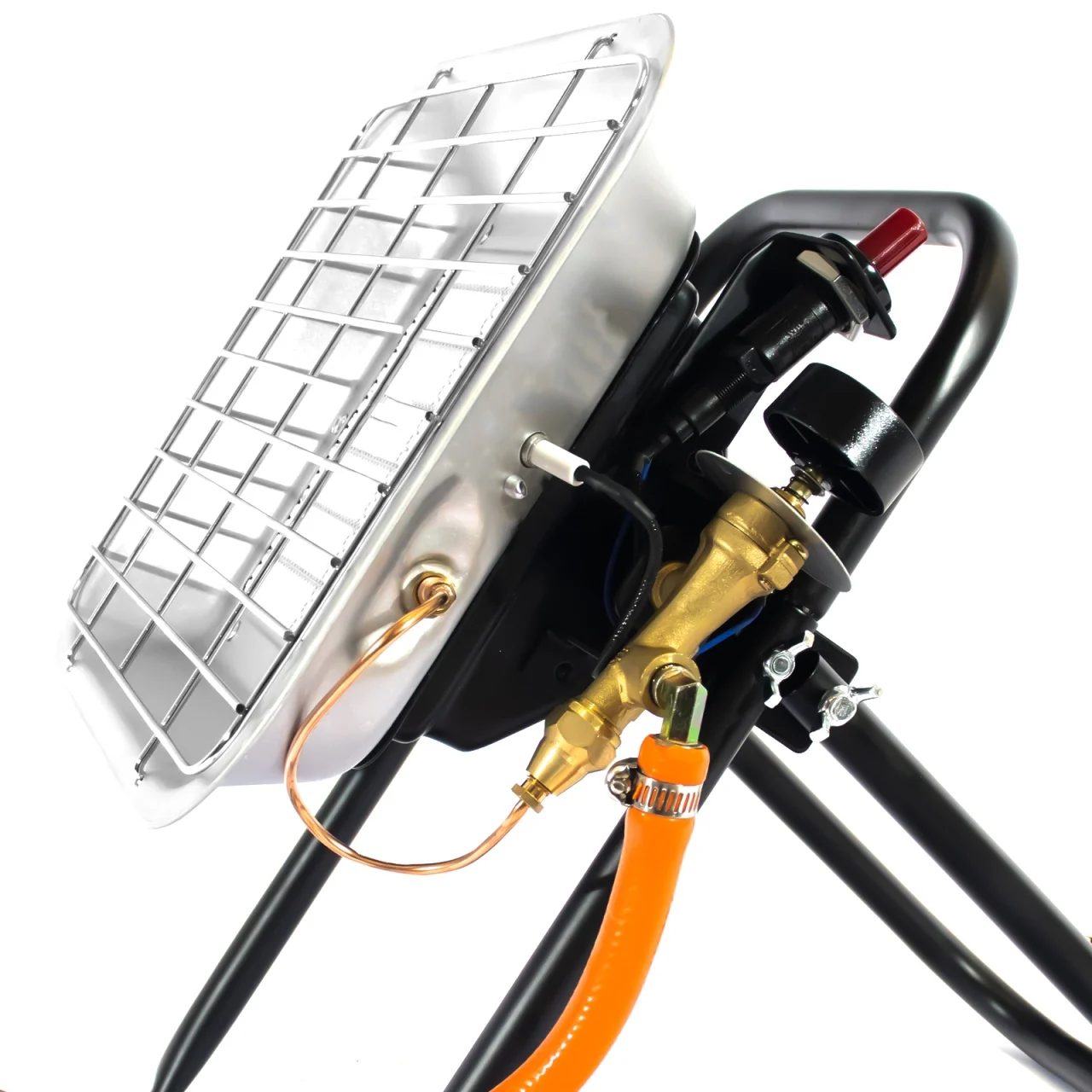 Incalzitor, arzator cu picior, gaz GPL, kit instalare, 4500W, 20-80 m2, Bohm BF-009D-02 [3]