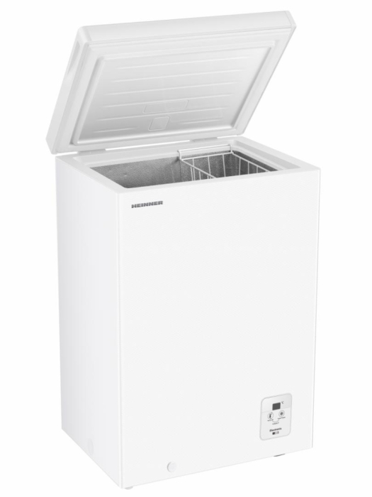 Lada frigorifica, capacitate 141 L, compresor inverter, 1 cos, super congelare, H 86 cm, Alb, HEINNER [3]