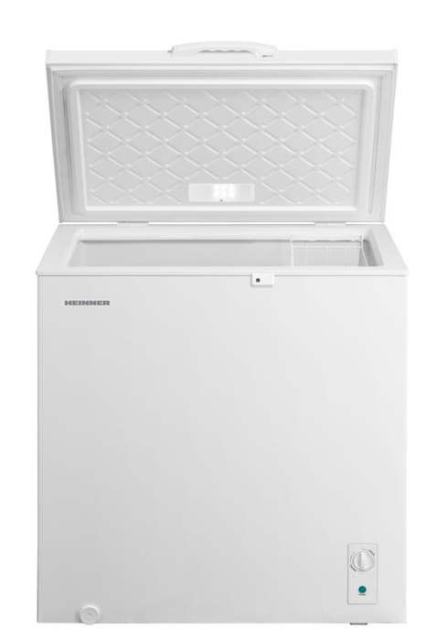 Lada frigorifica, capacitate 198 L, convertibila frigider, compresor inverter, termostat, lumina interioara, Alb, HEINNER [2]