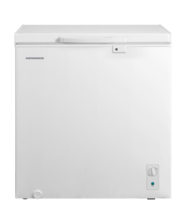 Lada frigorifica, capacitate 198 L, convertibila frigider, compresor inverter, termostat, lumina interioara, Alb, HEINNER [1]