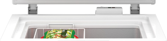 Lada frigorifica, capacitate 205 L, clasa E, cos metalic, interior aluminiu, Alb, BEKO [3]