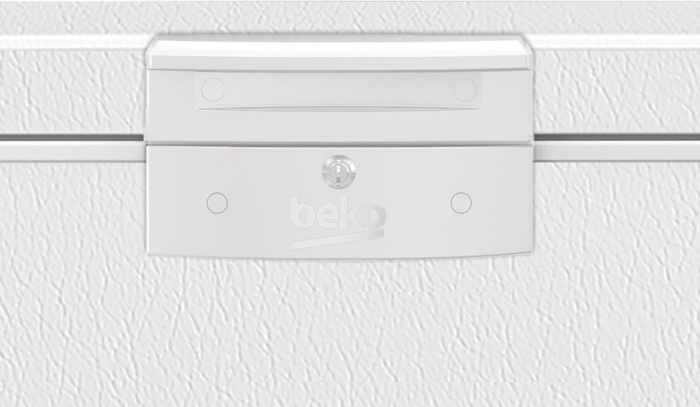 Lada frigorifica, capacitate 205 L, clasa E, cos metalic, interior aluminiu, Alb, BEKO [4]