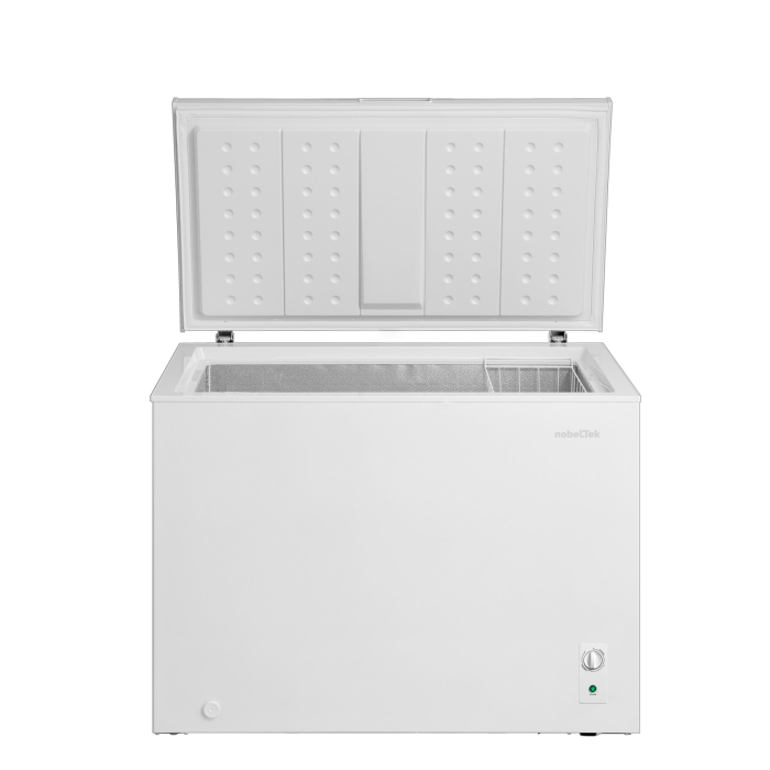 Lada frigorifica, capacitate 249 L, clasa E, lumina LED, cos, termostat reglabil, Alb, NOBELTEK [2]