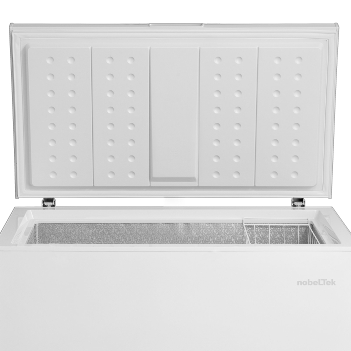 Lada frigorifica, capacitate 249 L, clasa E, lumina LED, cos, termostat reglabil, Alb, NOBELTEK [4]