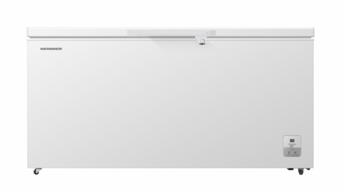 Lada frigorifica, capacitate 500 L, control electronic, compresor inverter, lumina Led, roti transport, Alb, HEINNER [1]