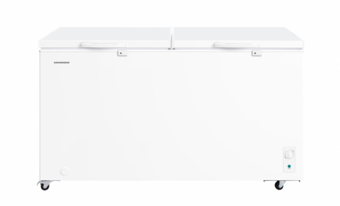 Lada frigorifica, capacitate 508 L, dubla, convertibila frigider, lumina Led, Alb, HEINNER [1]