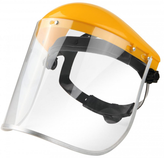 Masca cu viziera, protectie din plastic, reglabila, Tolsen 45182 [1]