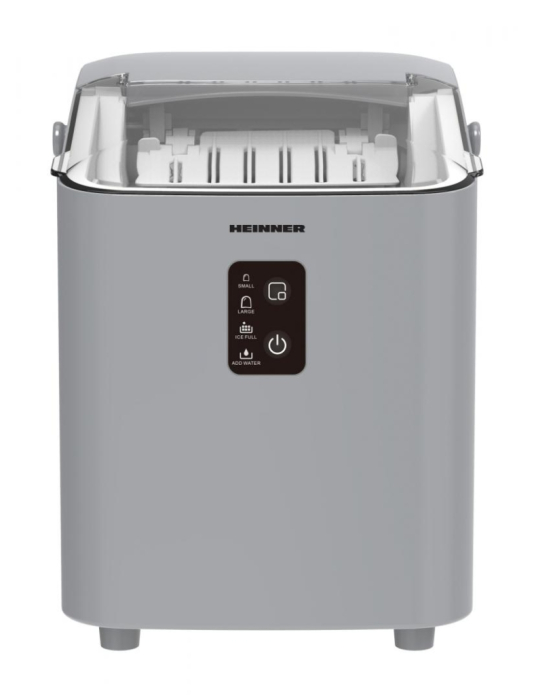 Masina de facut cuburi de gheata, rezervor 1 L, functie curatare, 220 V, Argintiu, HEINNER [3]