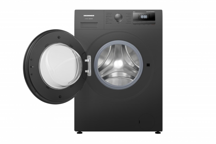 Masina de spalat, capacitate 7 kg, 1200 Rpm, motor inverter, clasa A, display digital, slim, 15 programe, Gri Titanium, HEINNER [2]