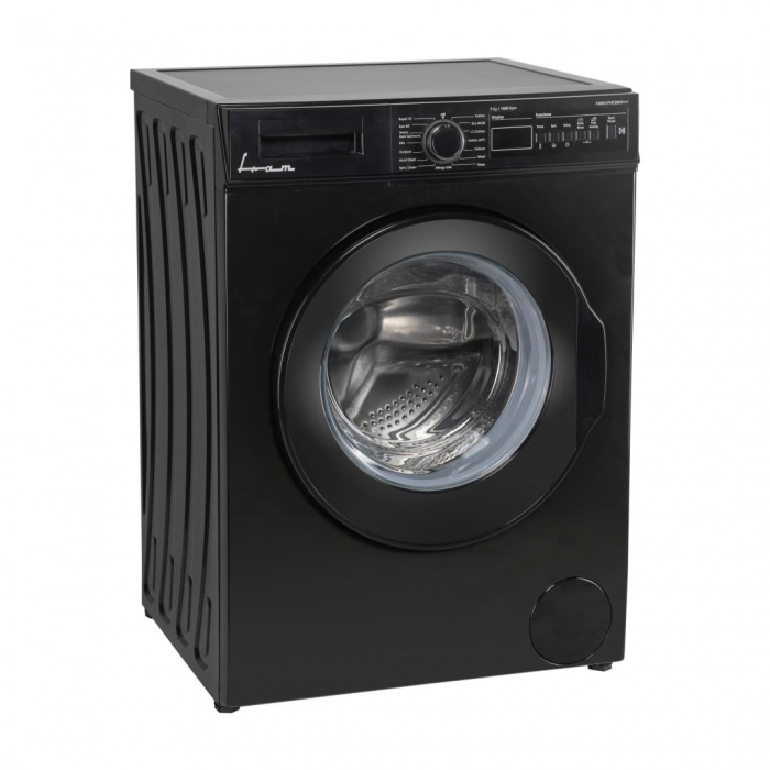 Masina de spalat rufe, 1400 Rpm, 15 programe, clasa D, capacitate 7 kg, negru lucios, FRAM [4]